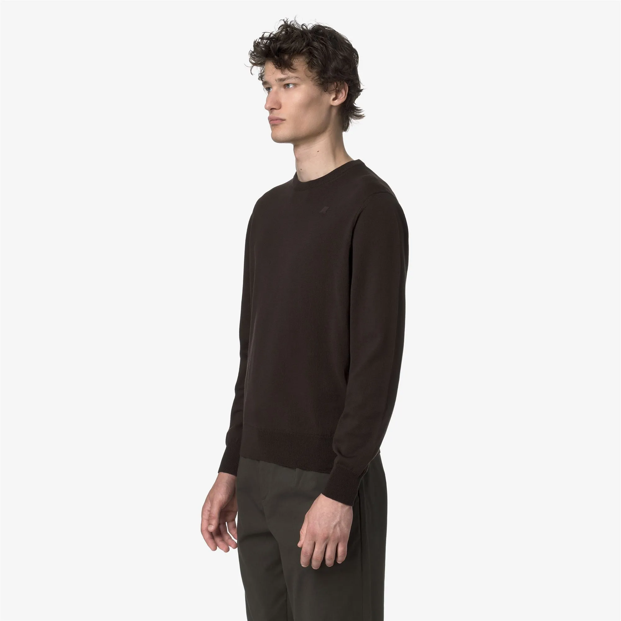 SEBASTIEN MERINO - Knitwear - Pull Over - MAN - Black Coffee sold by K-Way product image thumbnail 4