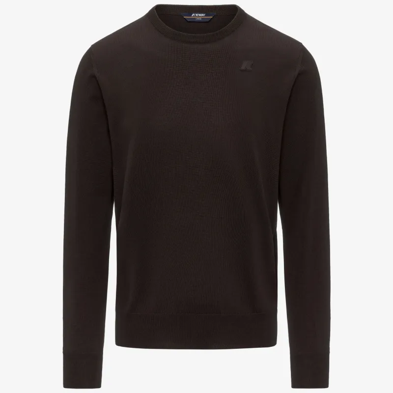 SEBASTIEN MERINO - Knitwear - Pull Over - MAN - Black Coffee sold by K-Way