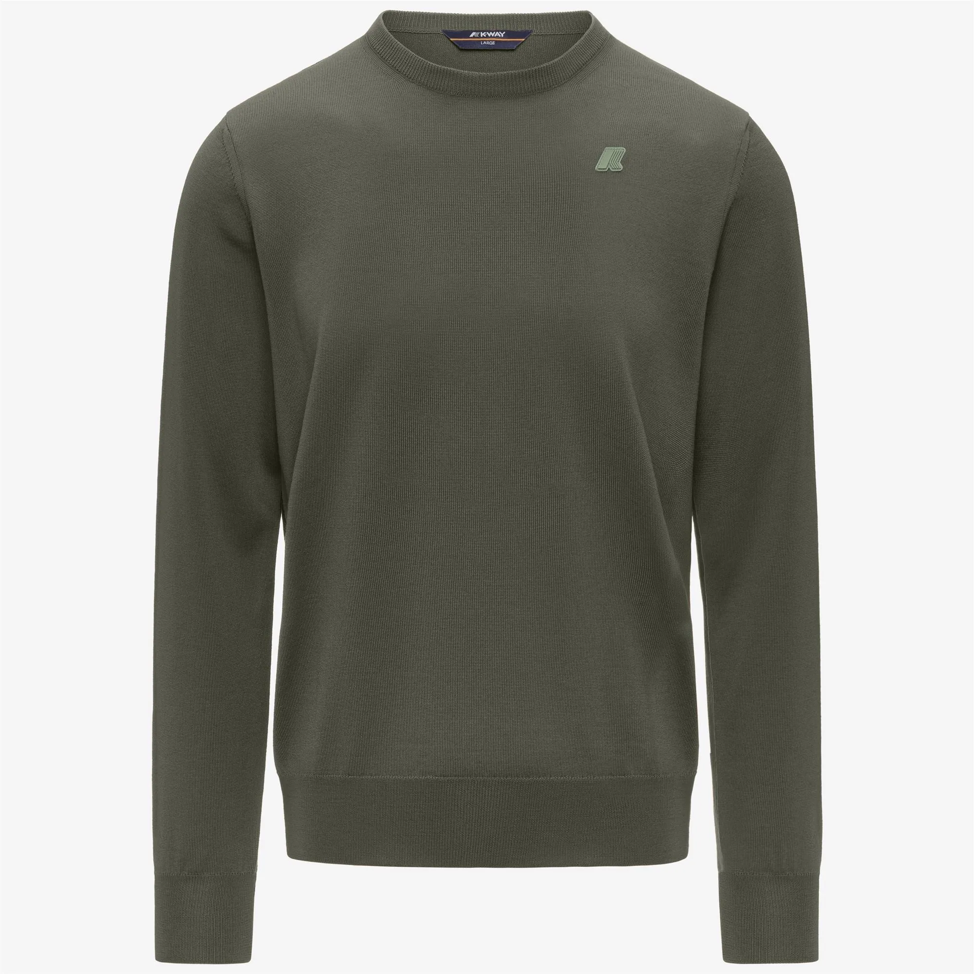 SEBASTIEN MERINO - Knitwear - Pull Over - MAN - Green Sage sold by K-Way