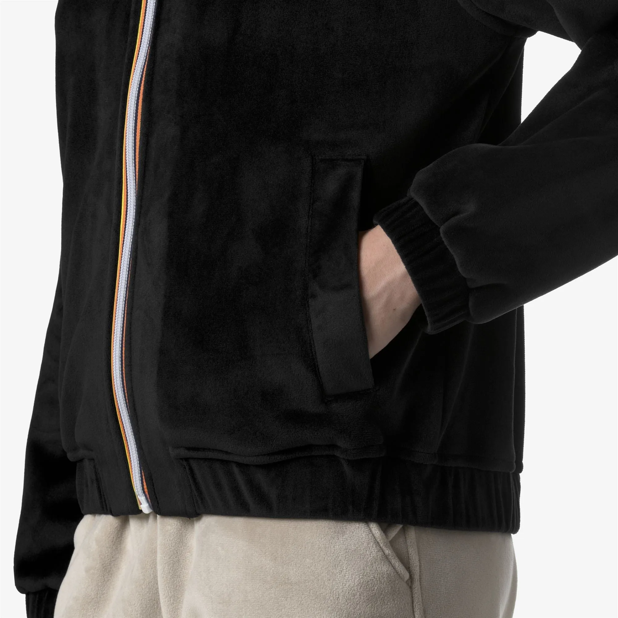 VIVIETTE VELOUR POLAR - Fleece - Jacket - Woman - Black Pure-Black Pure sold by K-Way product image thumbnail 2