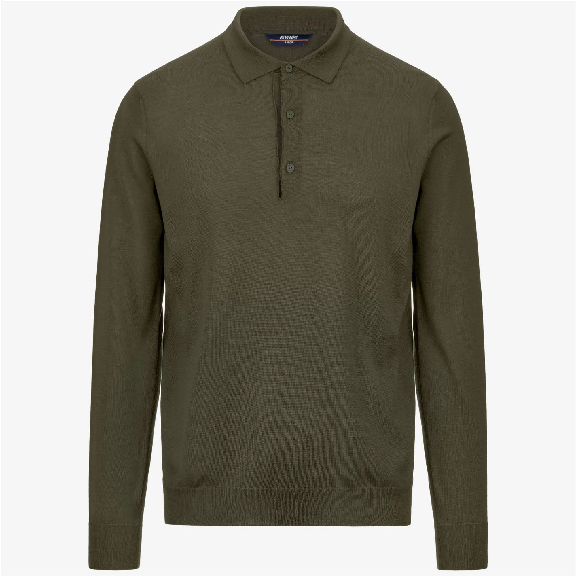 REY WOOL MERINO BLEND - Knitwear - Pull Over - Man - Green Winter sold by K-Way
