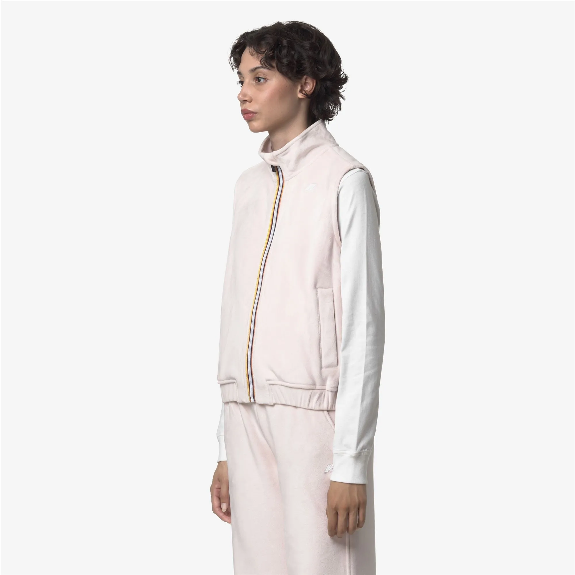 VIVIELME VELOUR POLAR - Fleece - Vest - Woman - Rose Hushed-Rose Hushed-Rose Hushed sold by K-Way product image thumbnail 4