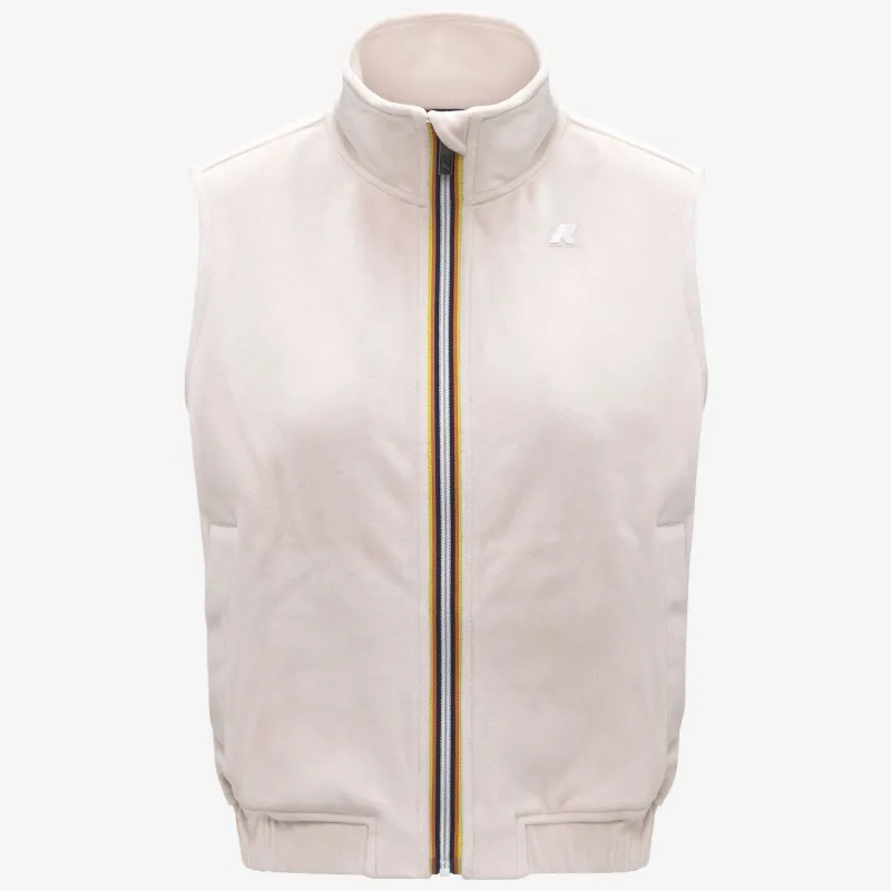 VIVIELME VELOUR POLAR - Fleece - Vest - WOMAN - Rose Hushed-Rose Hushed sold by K-Way