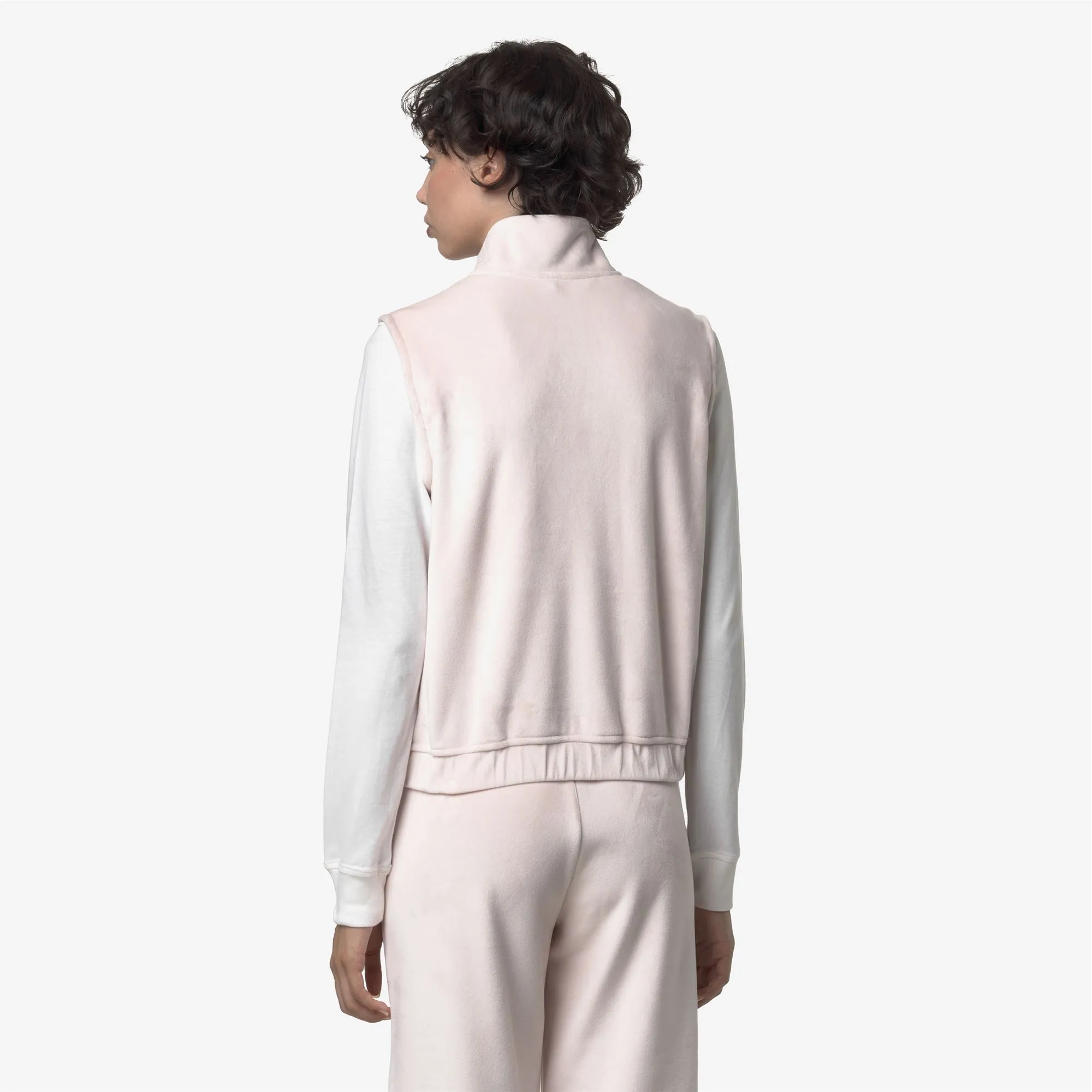 VIVIELME VELOUR POLAR - Fleece - Vest - Woman - Rose Hushed-Rose Hushed-Rose Hushed sold by K-Way product image thumbnail 5
