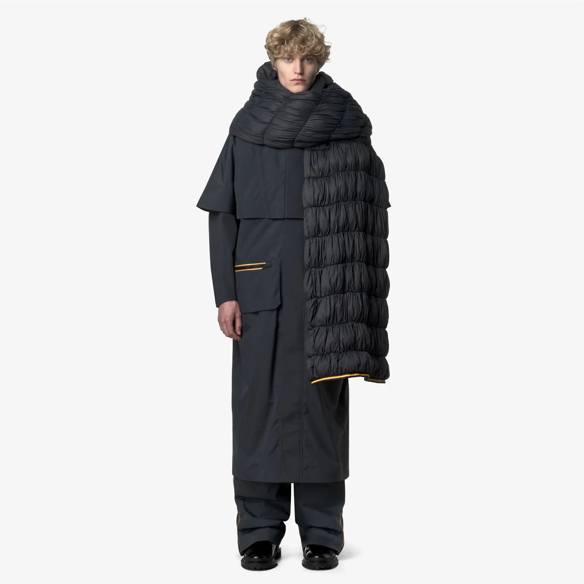 SOUFFLE MAXI TECH WARM - Scarves - Scarf - Unisex - Blue Night sold by K-Way product image thumbnail 2