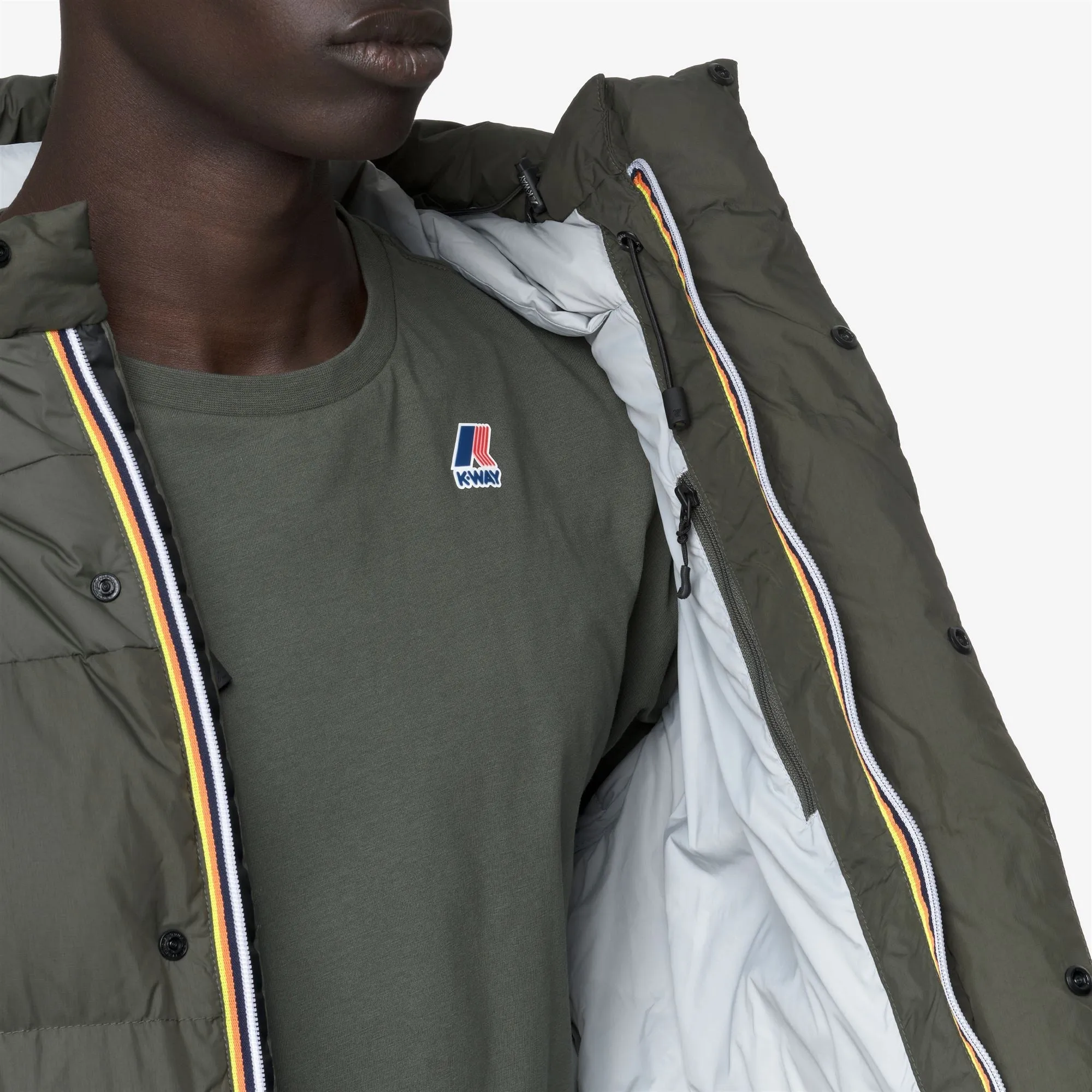 LE VRAI 4.0 AURELE HEAVY WARM - Jackets - Mid - UNISEX - GREEN BLACKISH sold by K-Way product image thumbnail 2