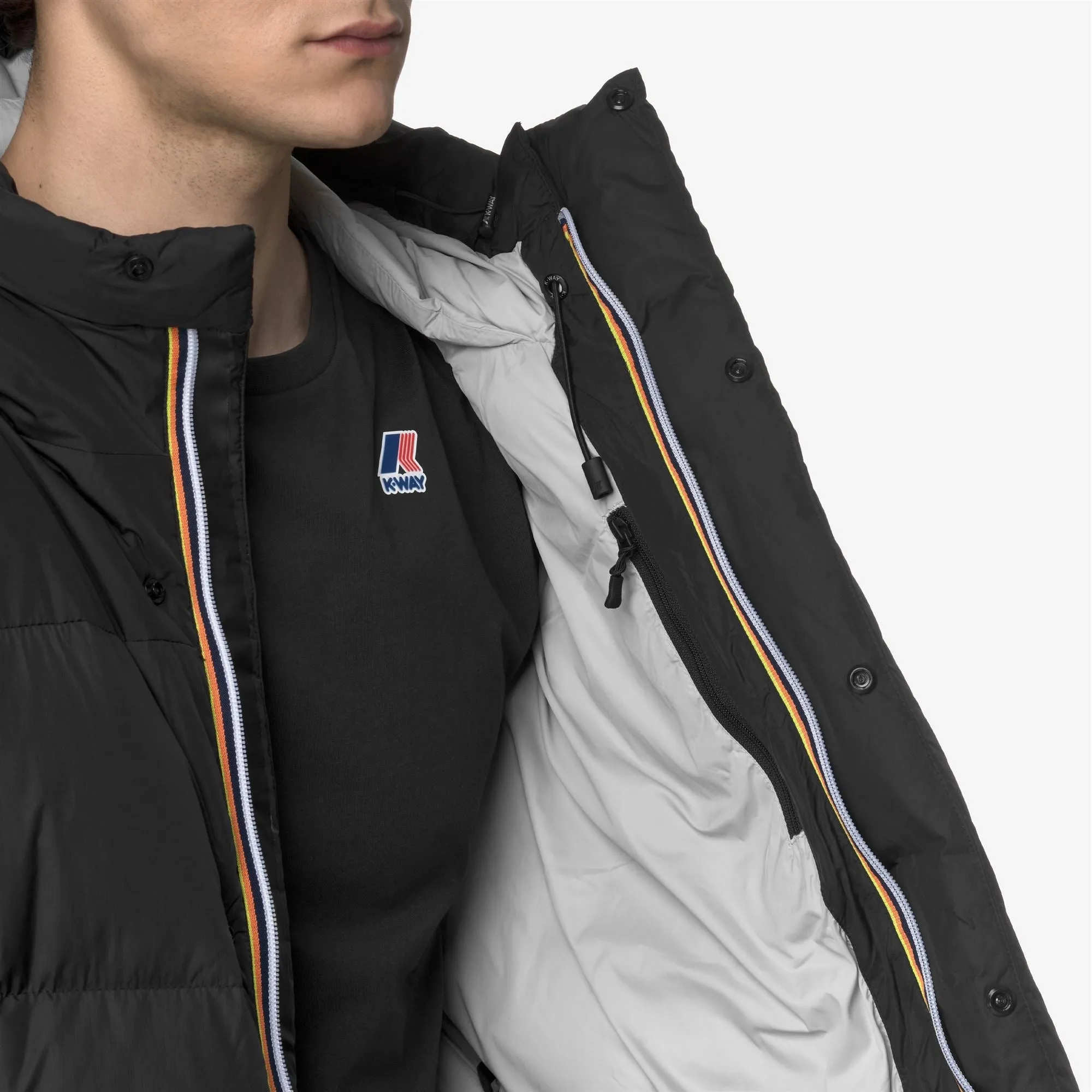 LE VRAI 4.0 AURELE HEAVY WARM - Jackets - Mid - Unisex - Black Pure sold by K-Way product image thumbnail 2