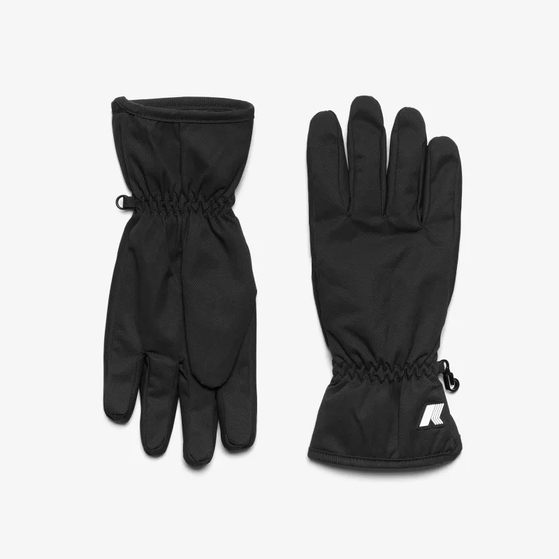 FREYR TWILL MARMOTTA - Gloves - Glove - Unisex - Black P-Blue A made by K-Way