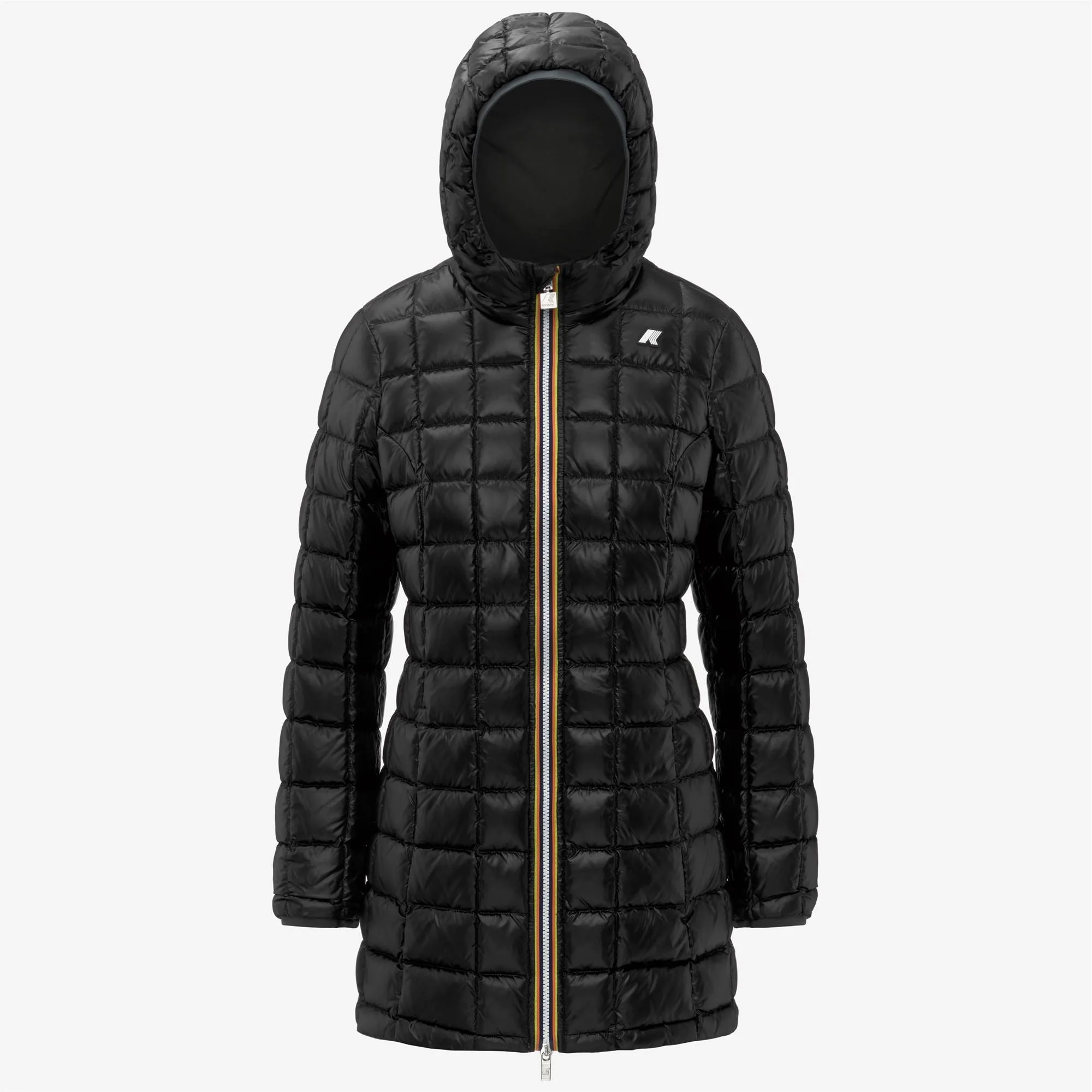 DENISE ST THERMO DOUBLE - Jackets - 3/4 Length - Woman - GREEN BLACKISH -Black Pure sold by K-Way product image thumbnail 2