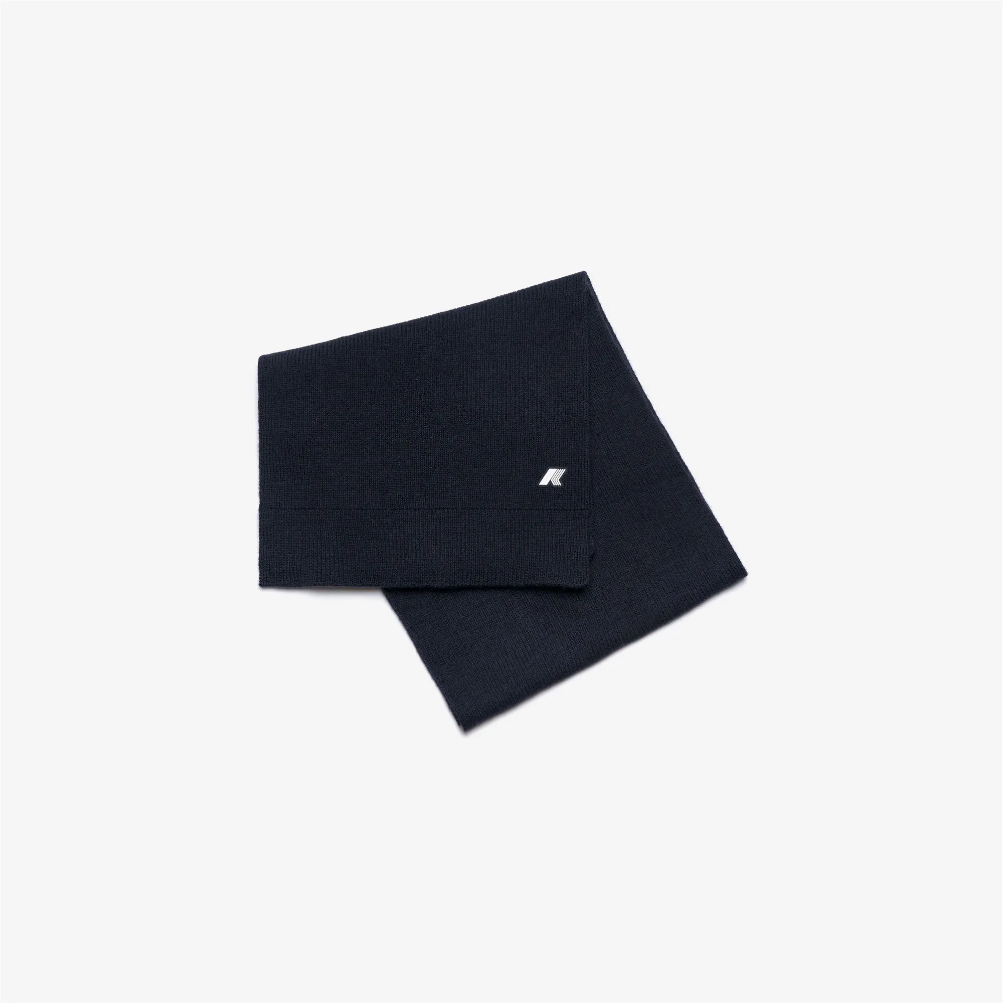 ETIENNE CARDIGAN STITCH WOOL - Scarves - SCARF - UNISEX - Blue Depth Melange sold by K-Way