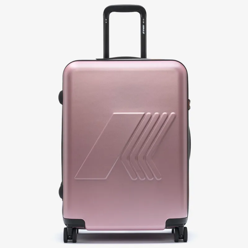 EUDOXIEUR LOGO - Luggage Bags - Trolley - Unisex - Rose Pinkish made by K-Way