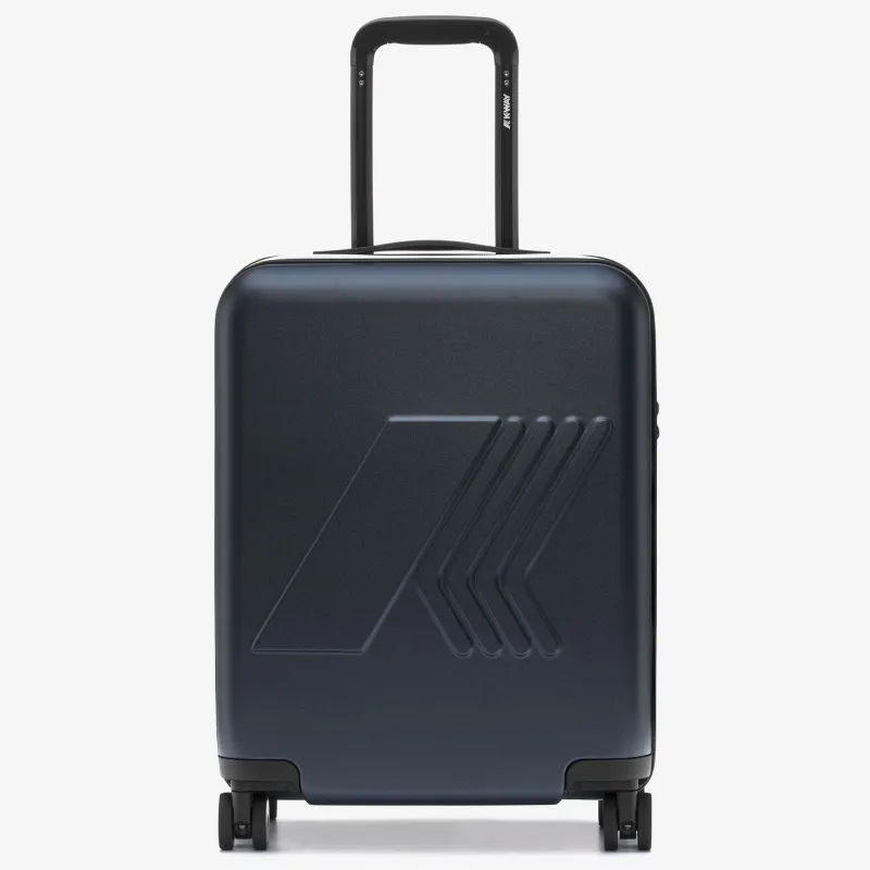 EUDOXIE LOGO - Luggage Bags - Trolley - UNISEX - Blue Depth sold by K-Way