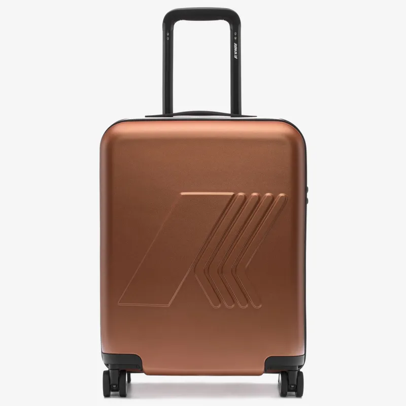 EUDOXIE LOGO - Luggage Bags - Trolley - UNISEX - Orange Adobe sold by K-Way