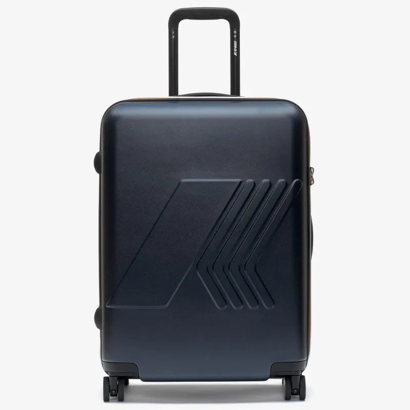 EUDOXIEUR LOGO - Luggage Bags - Trolley - UNISEX - Blue Depth sold by K-Way