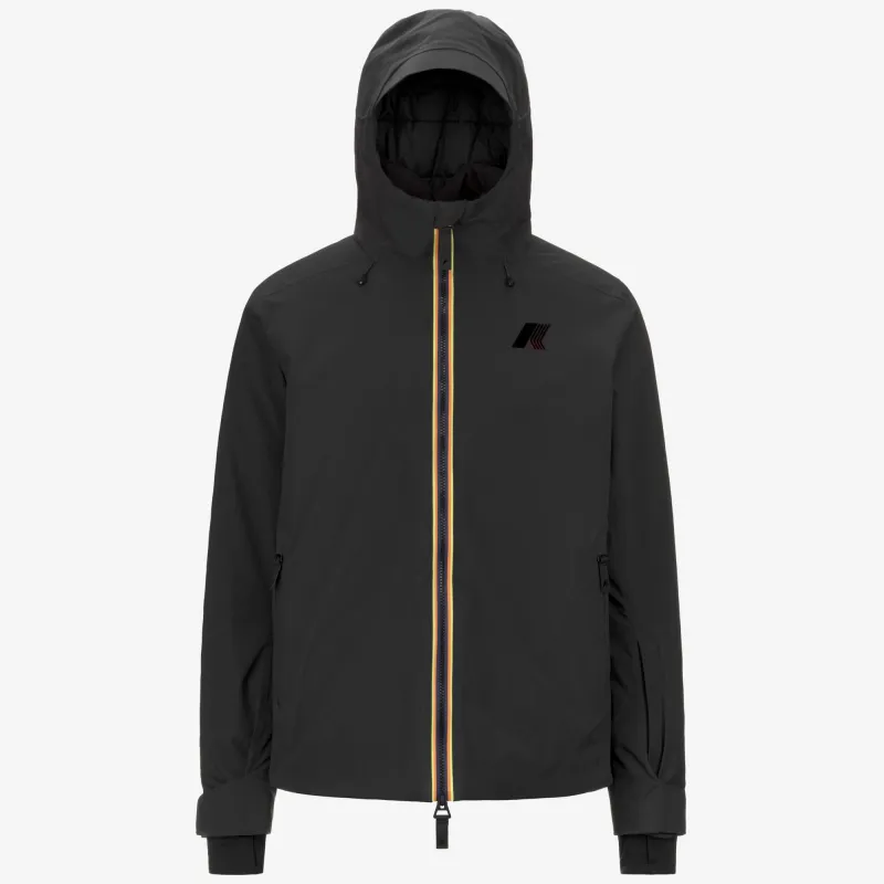 LESARCS 2L TWILL - Jackets - Mid - Man - Black Pure made by K-Way