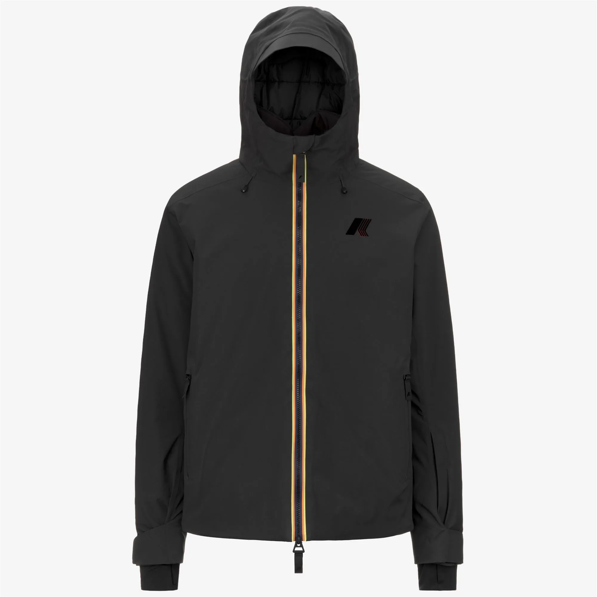 LESARCS 2L TWILL - Jackets - Mid - Man - Black Pure sold by K-Way