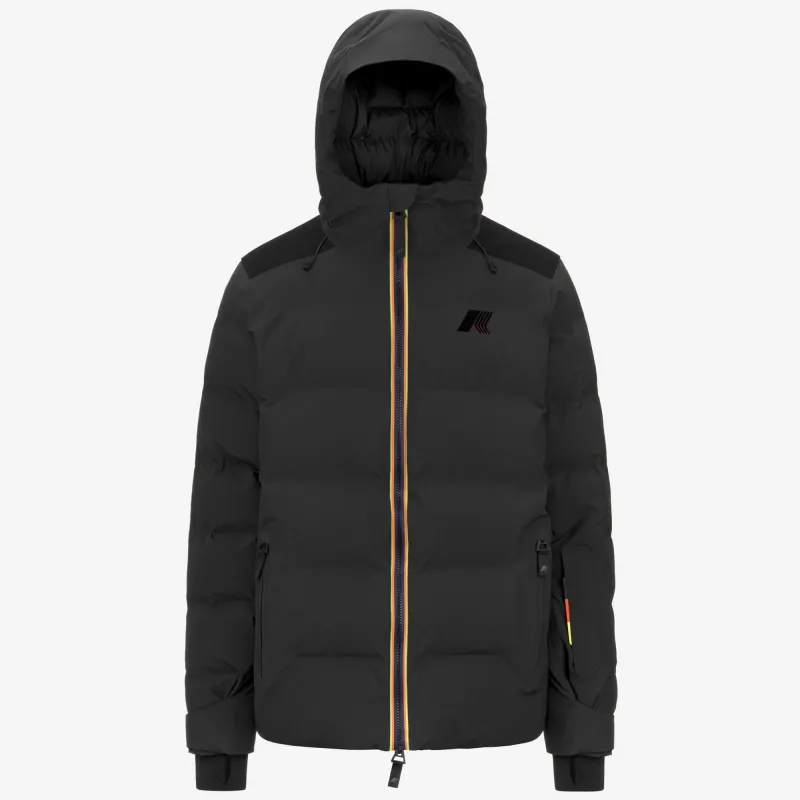 MERIB HQUILTED - Jackets - Mid - Man - Black Pure made by K-Way