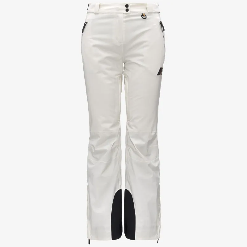 LURA 2L TWILL - Pants - Sport Trousers - WOMAN - White Gardenia sold by K-Way