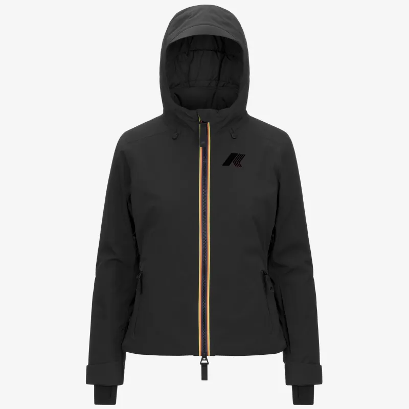 LABRESSE 2L TWILL - Jackets - Mid - Woman - Black Pure sold by K-Way