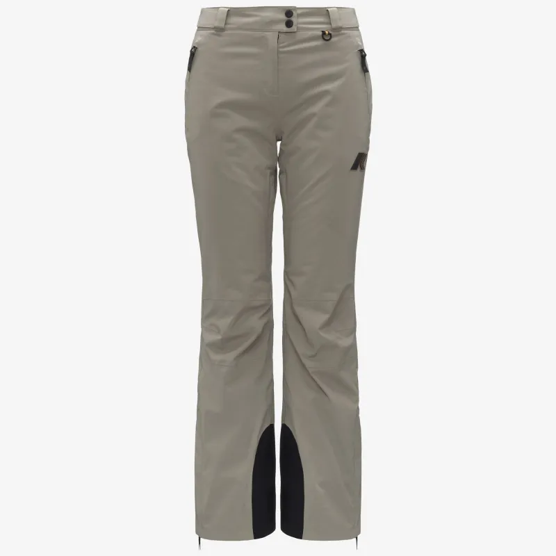 LURA 2L TWILL - Pants - Sport Trousers - WOMAN - Green Oak sold by K-Way