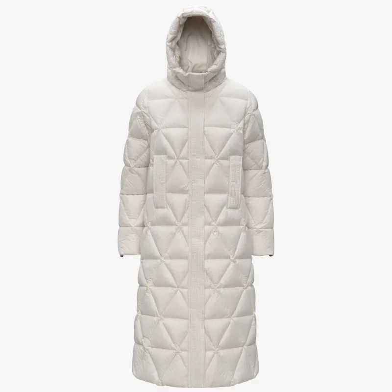 RUENNE THERMO MICROFIBER - Jackets - Long - WOMAN - White Gardenia Combo sold by K-Way