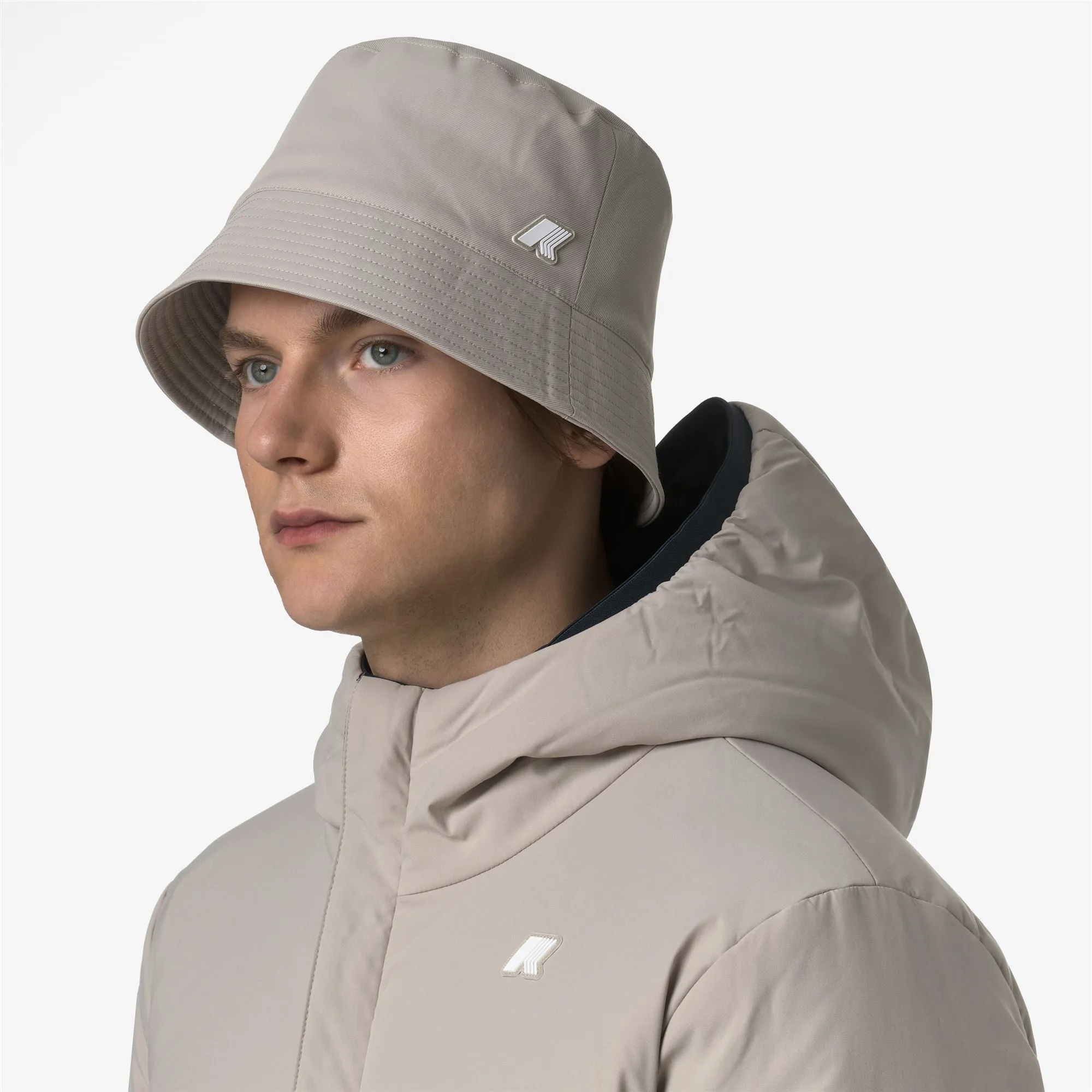 PASCALLE TWILL MARMOTTA - Headwear - Hat - Unisex - Beige Cashmere-Grey Goat sold by K-Way product image thumbnail 2