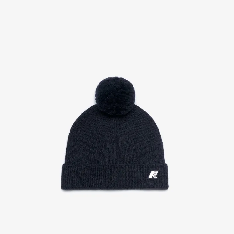 VINCIENNE CARDIGAN STITCH WOOL - Headwear - Hat - Unisex - Blue Depth Melange made by K-Way