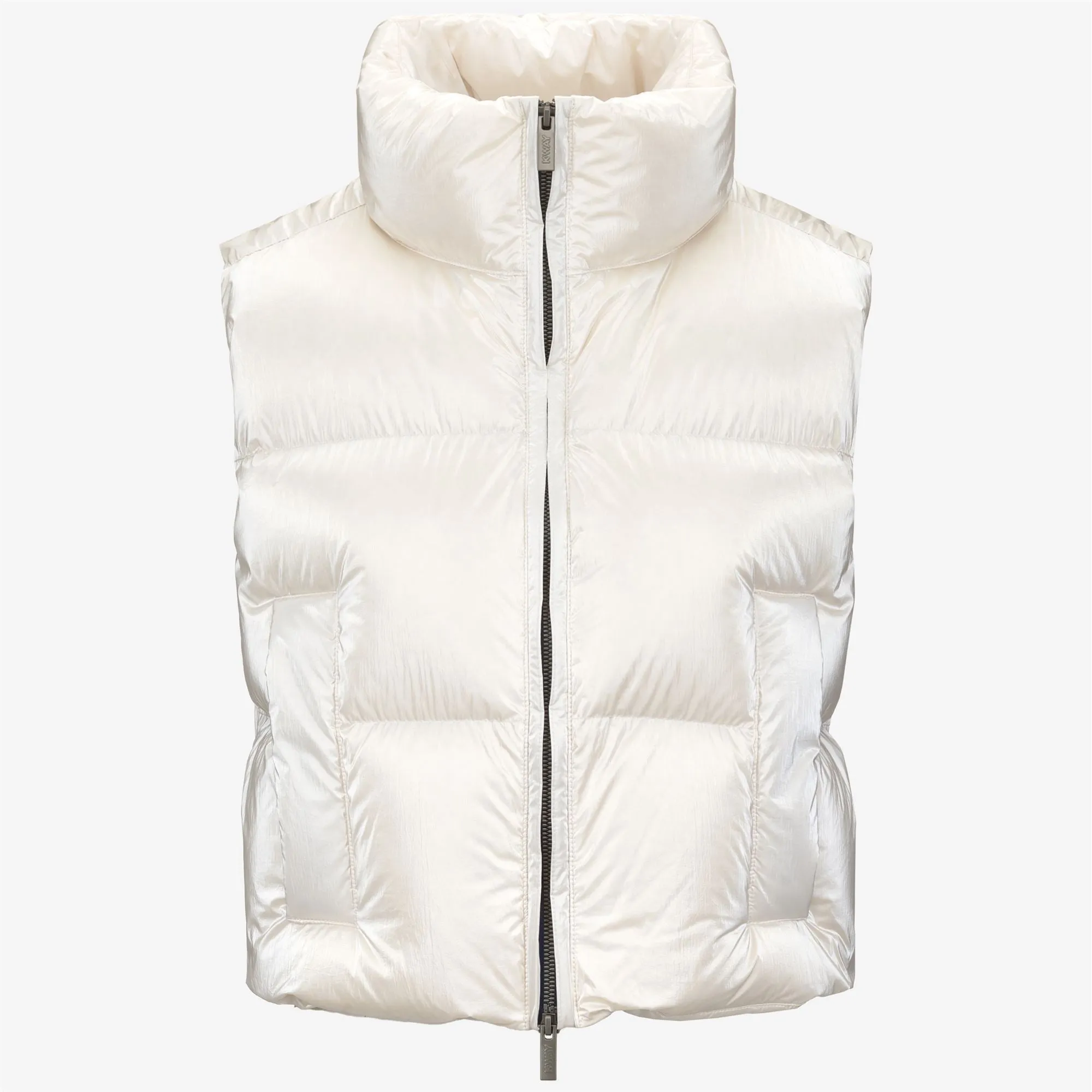 THILLE THERMO PEARLY - Jackets - Vest - WOMAN - White Gardenia Combo sold by K-Way