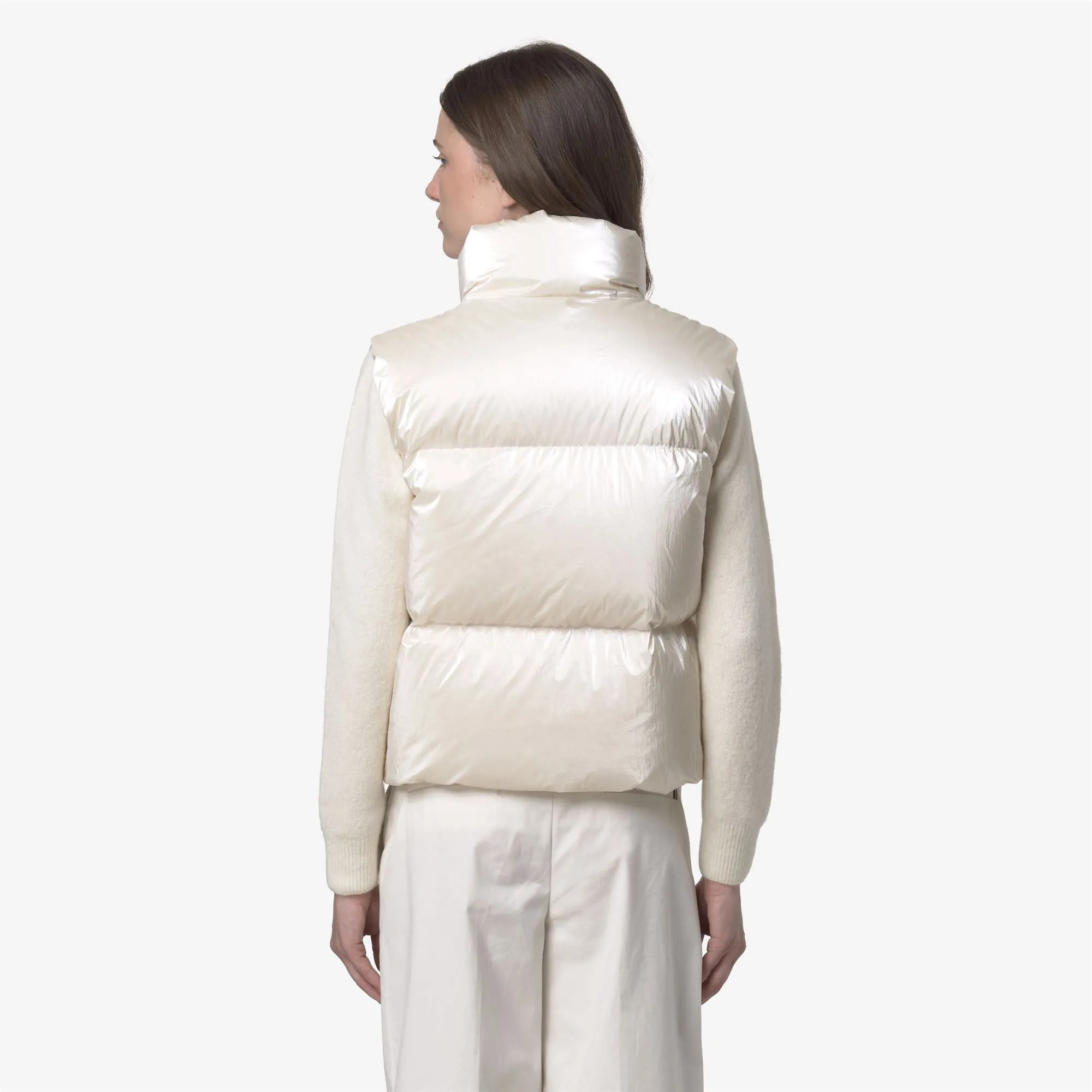 THILLE THERMO PEARLY - Jackets - Vest - WOMAN - White Gardenia Combo sold by K-Way product image thumbnail 5