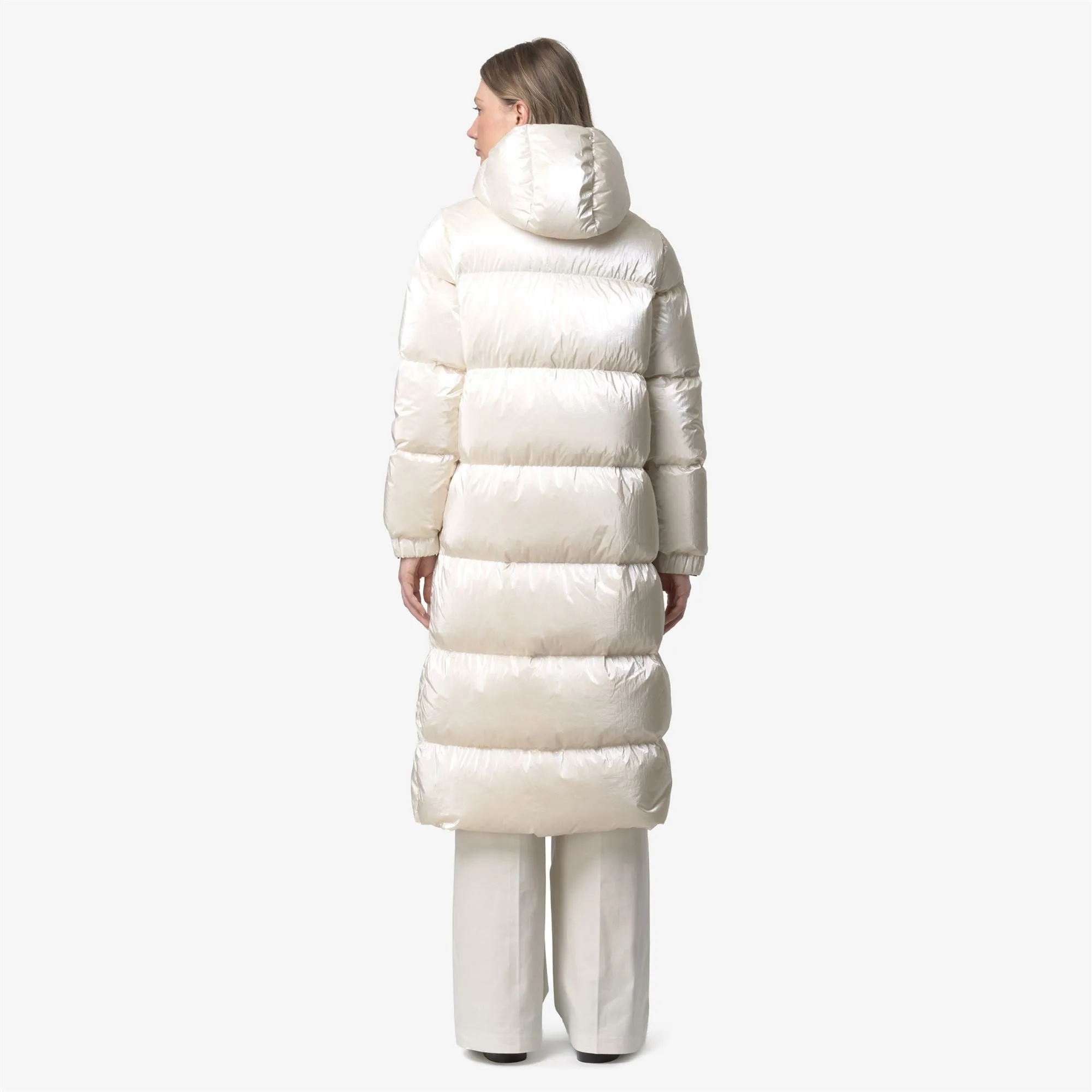 RUENNE THERMO PEARLY - Jackets - Long - WOMAN - White Gardenia Combo sold by K-Way product image thumbnail 5