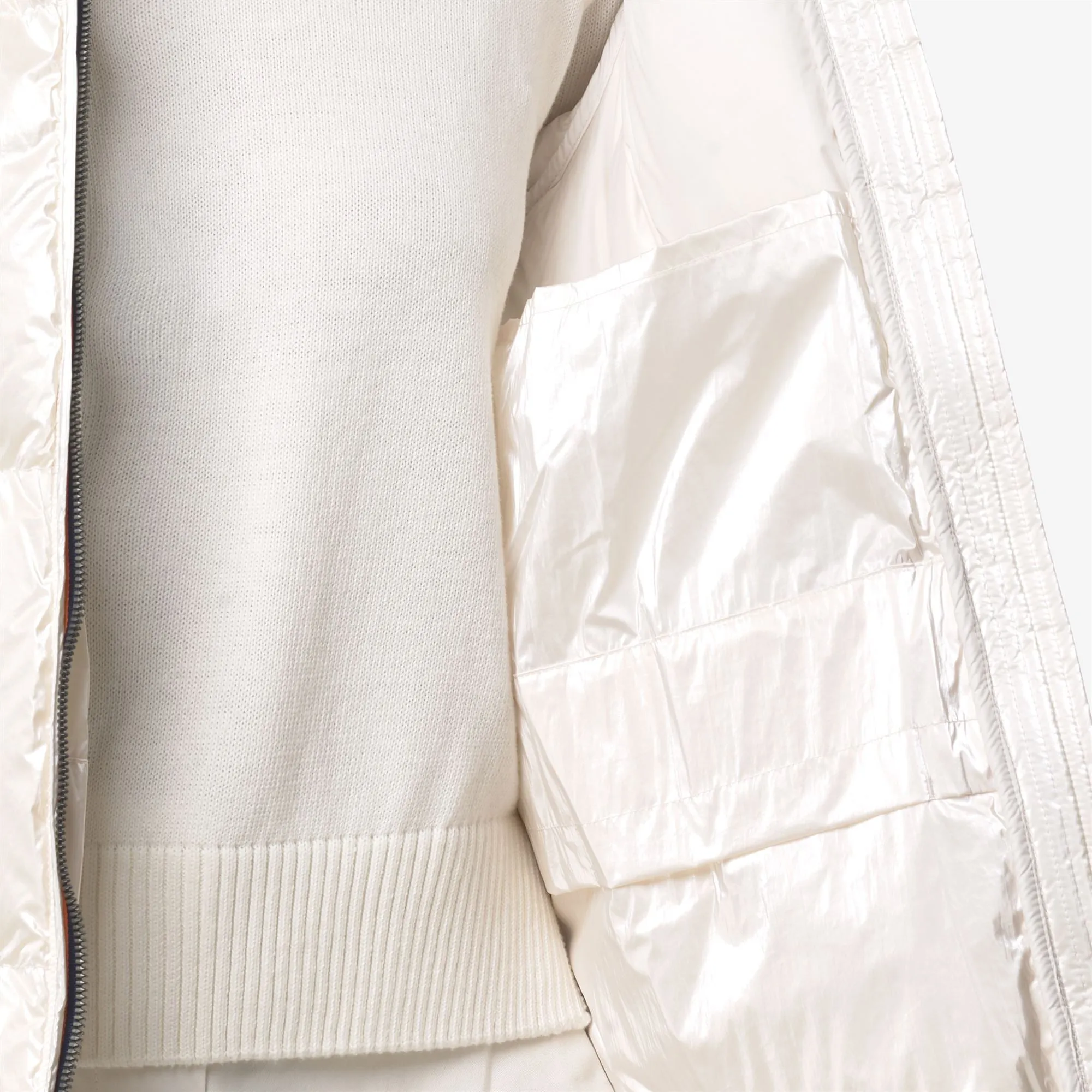 RUENNE THERMO PEARLY - Jackets - Long - WOMAN - White Gardenia Combo sold by K-Way product image thumbnail 2