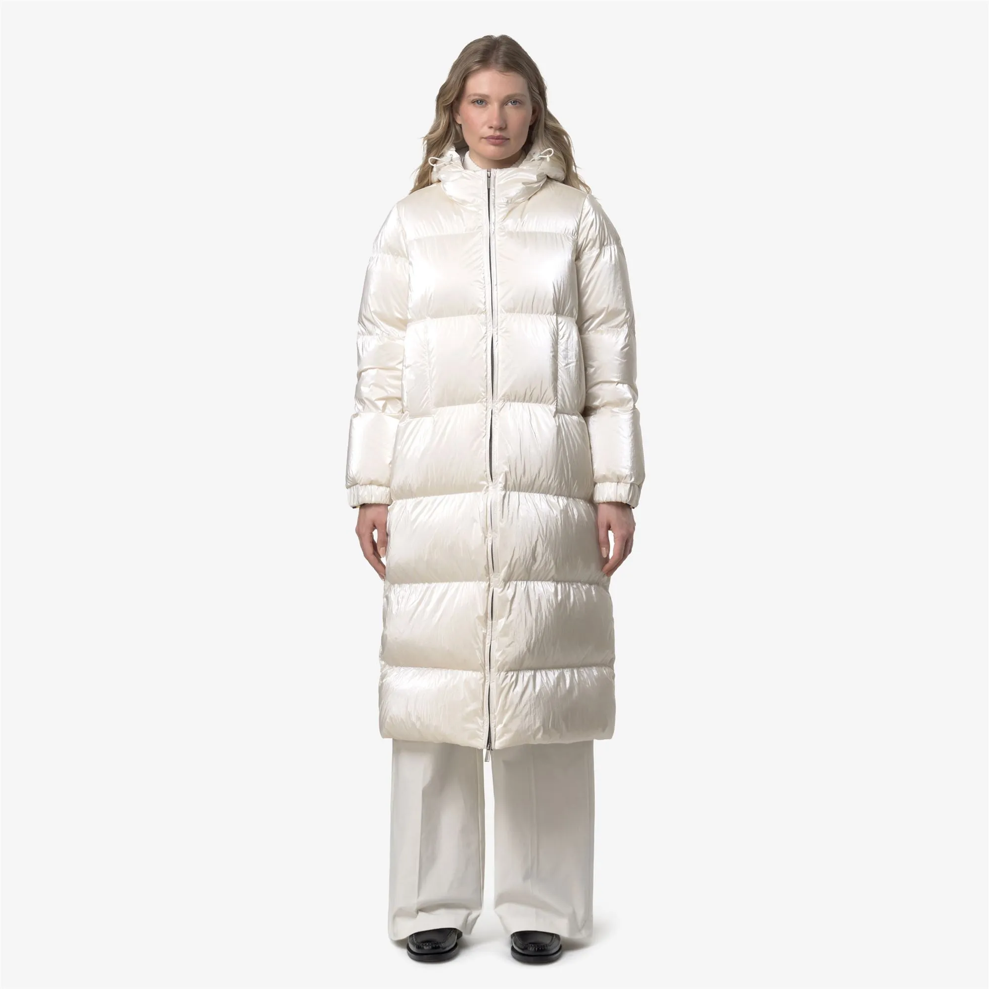 RUENNE THERMO PEARLY - Jackets - Long - WOMAN - White Gardenia Combo sold by K-Way product image thumbnail 3