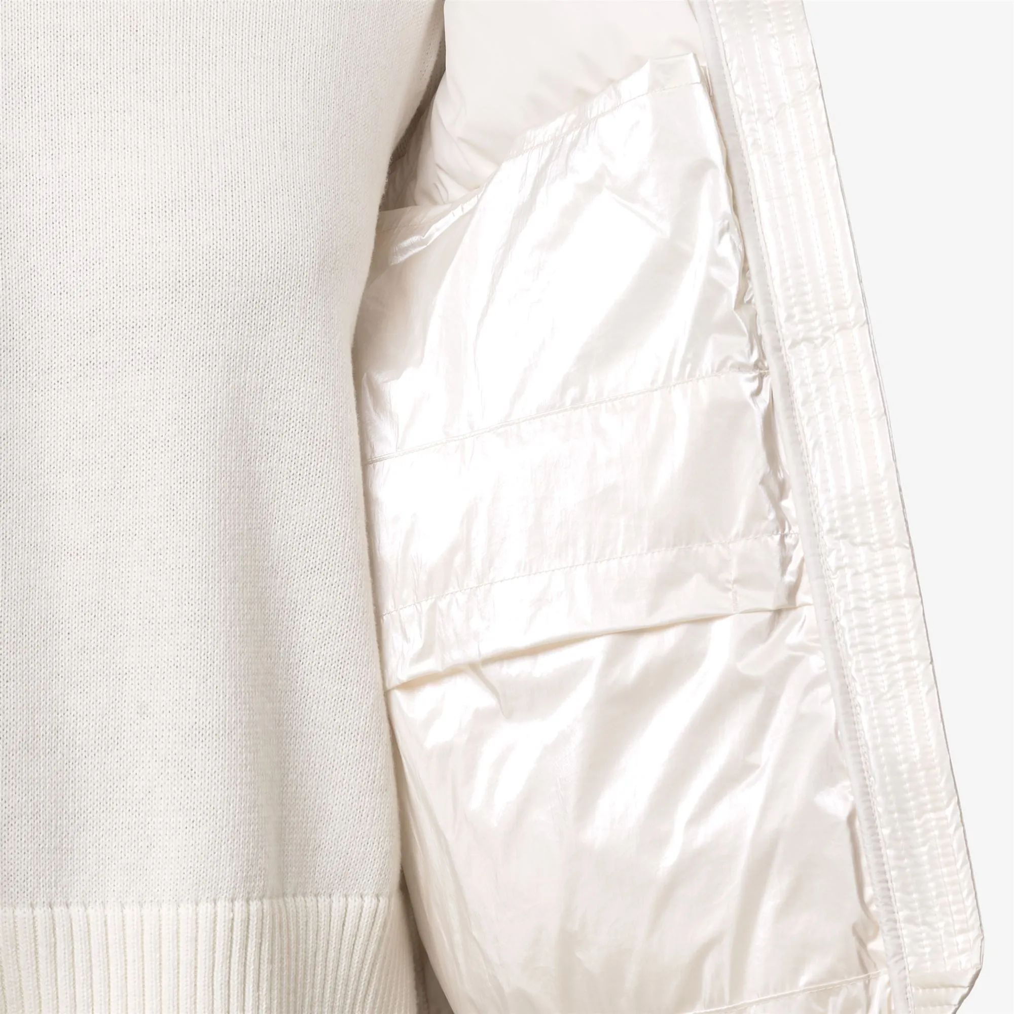 LETHILLE THERMO PEARLY - Jackets - Short - WOMAN - White Gardenia Combo sold by K-Way product image thumbnail 2