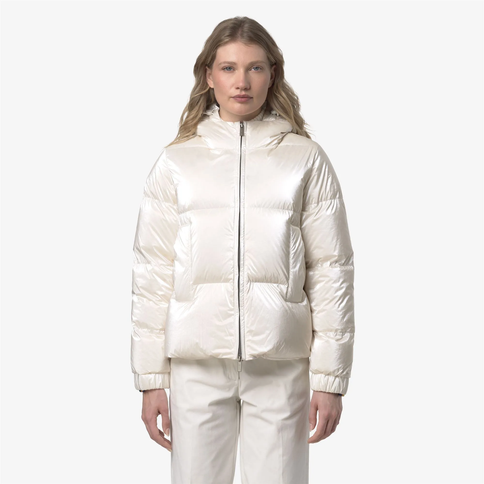 LETHILLE THERMO PEARLY - Jackets - Short - WOMAN - White Gardenia Combo sold by K-Way product image thumbnail 3