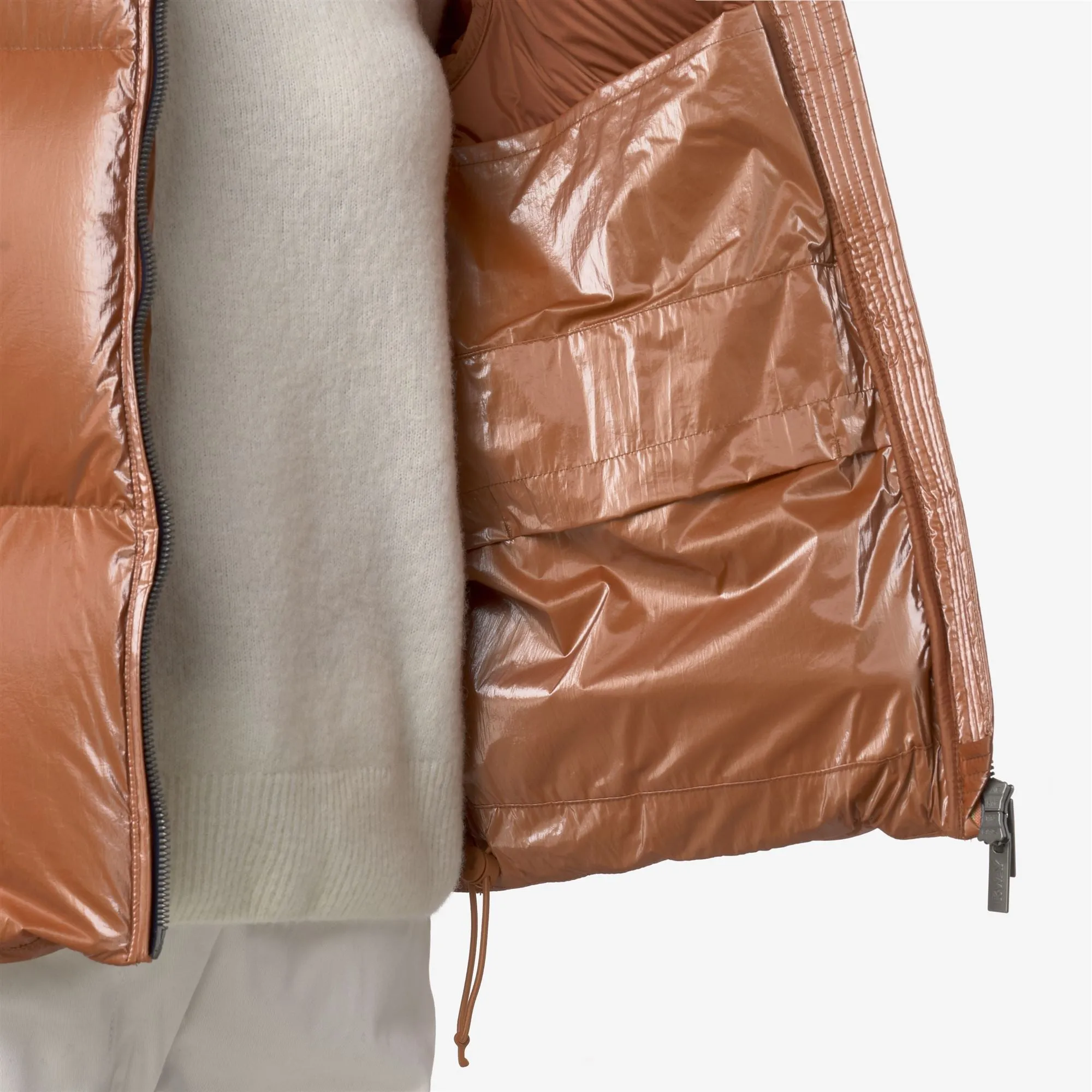 LETHILLE THERMO PEARLY - Jackets - Short - Woman - Orange-Orange Adobe-Unico sold by K-Way product image thumbnail 2