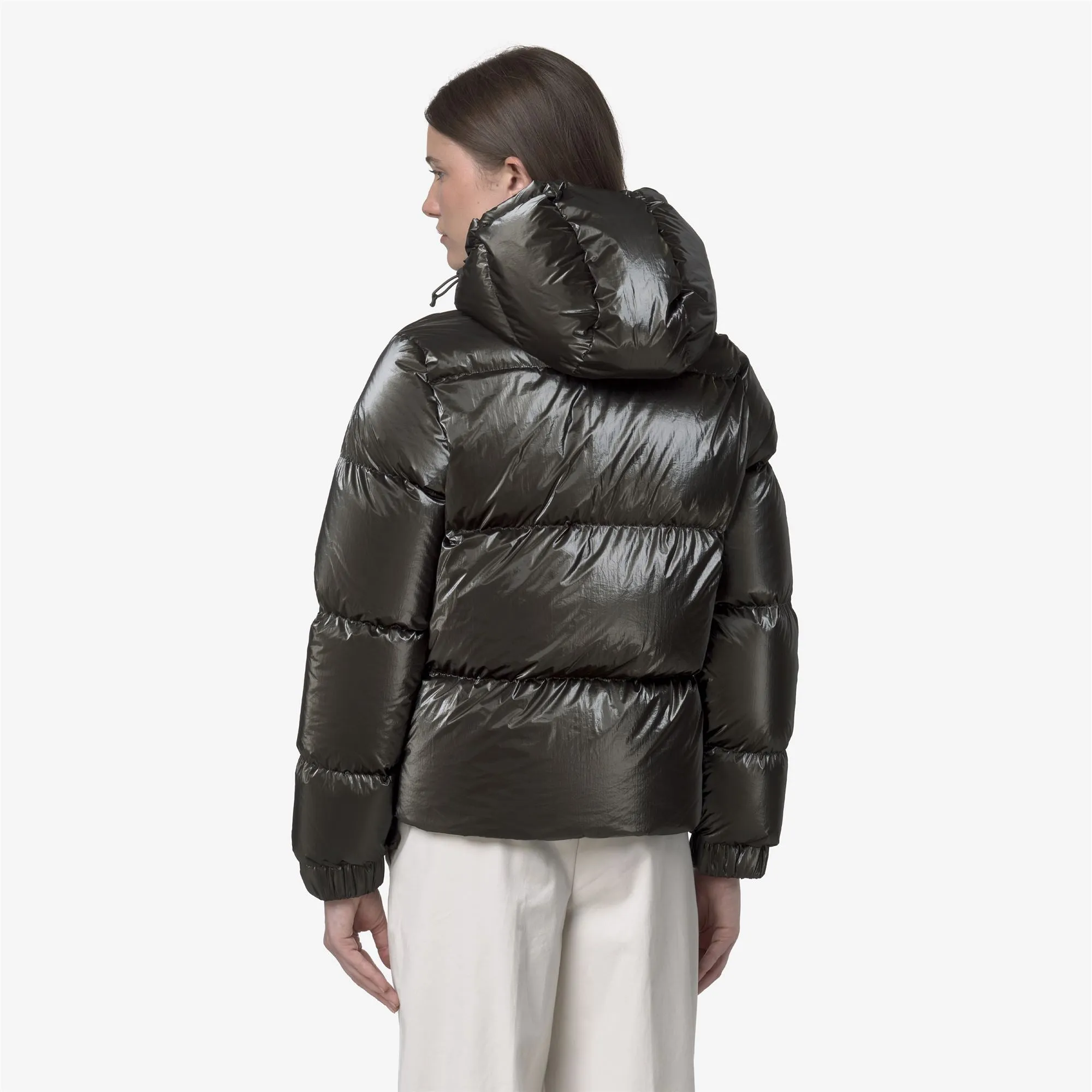 LETHILLE THERMO PEARLY - Jackets - Short - Woman - Black Olive Combo-Black Olive sold by K-Way product image thumbnail 5