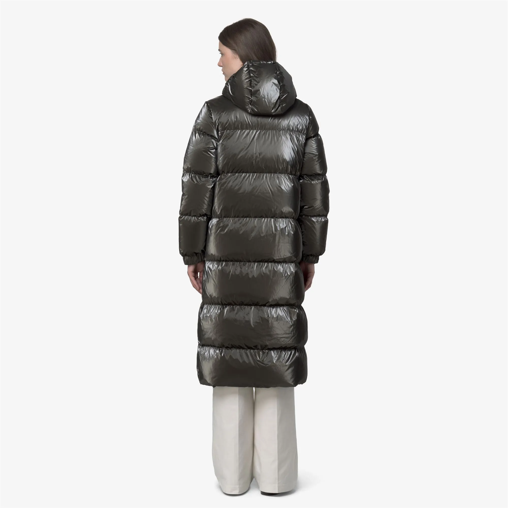 RUENNE THERMO PEARLY - Jackets - Long - WOMAN - Black Olive Combo sold by K-Way product image thumbnail 5