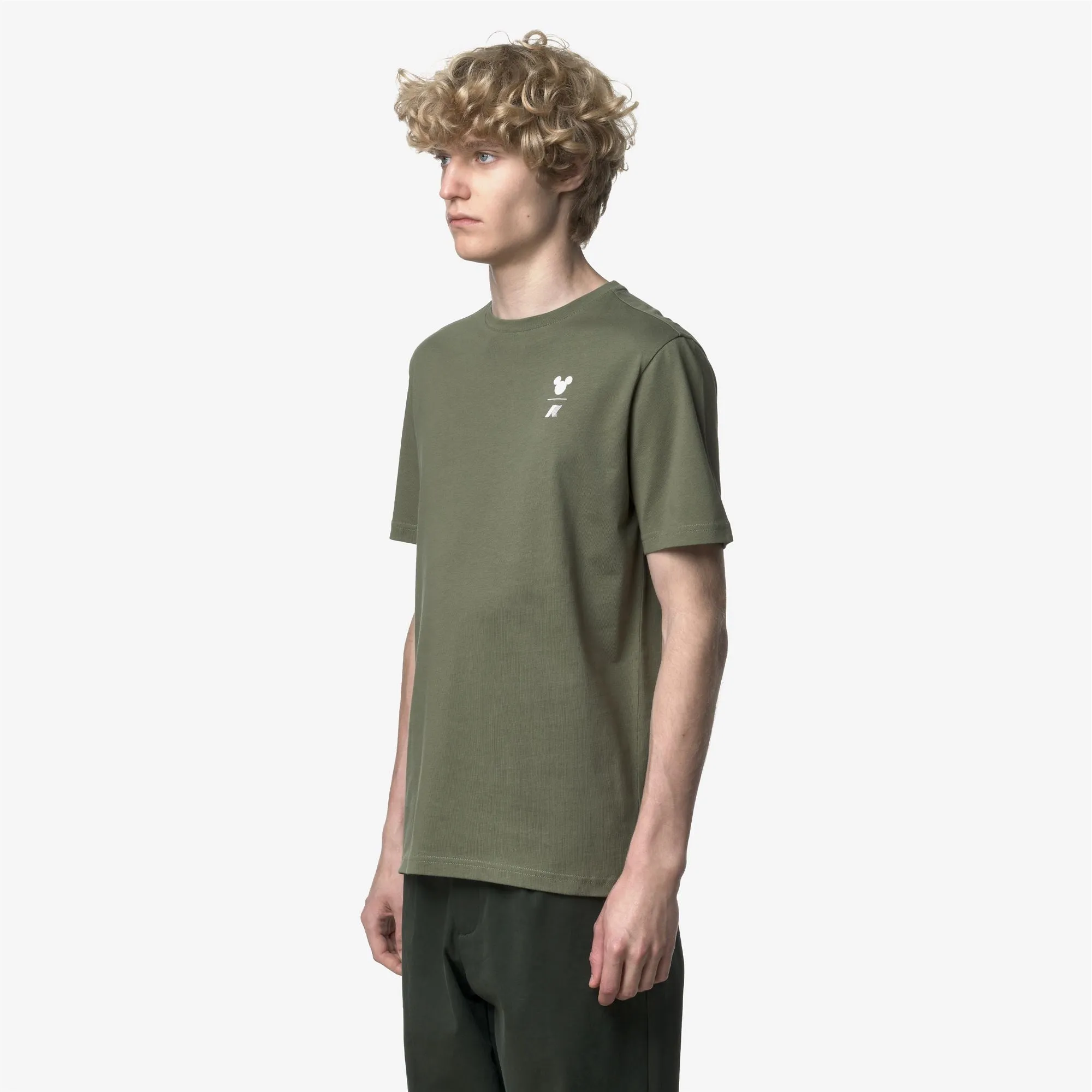 ODOM JERSEY MICKEY - T-Shirts & Top - T-Shirt - Man - Green Lichen-White-Green Lichen-White sold by K-Way product image thumbnail 5