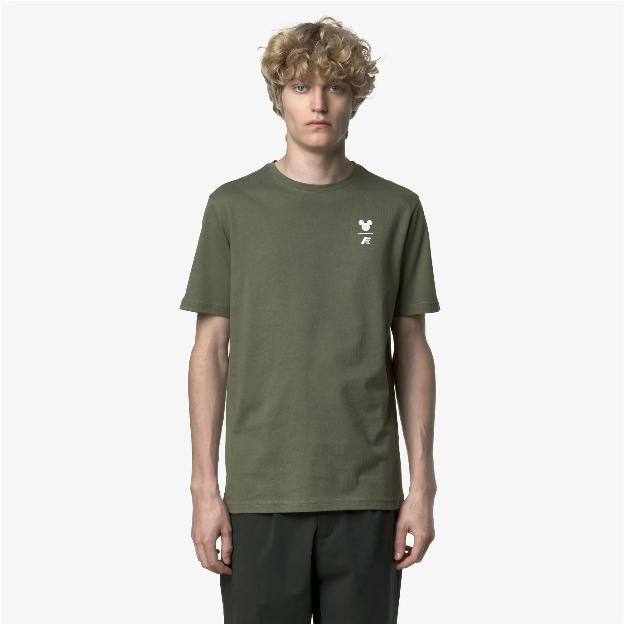 ODOM JERSEY MICKEY - T-Shirts & Top - T-Shirt - Man - Green Lichen-White-Green Lichen-White sold by K-Way product image thumbnail 4
