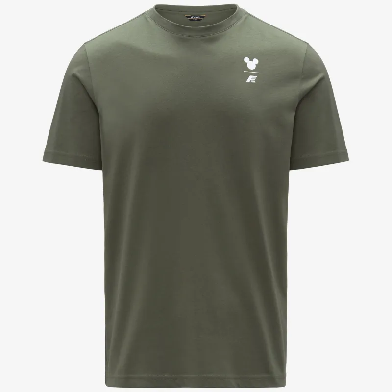 ODOM JERSEY MICKEY - T-ShirtsTop - T-Shirt - MAN - Green Lichen-White sold by K-Way