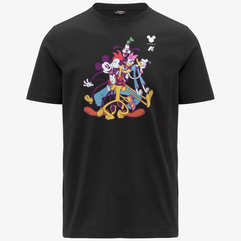 ODOM JERSEY DISNEY BAND - T-Shirts & Top - T-Shirt - Man - Black Pure made by K-Way