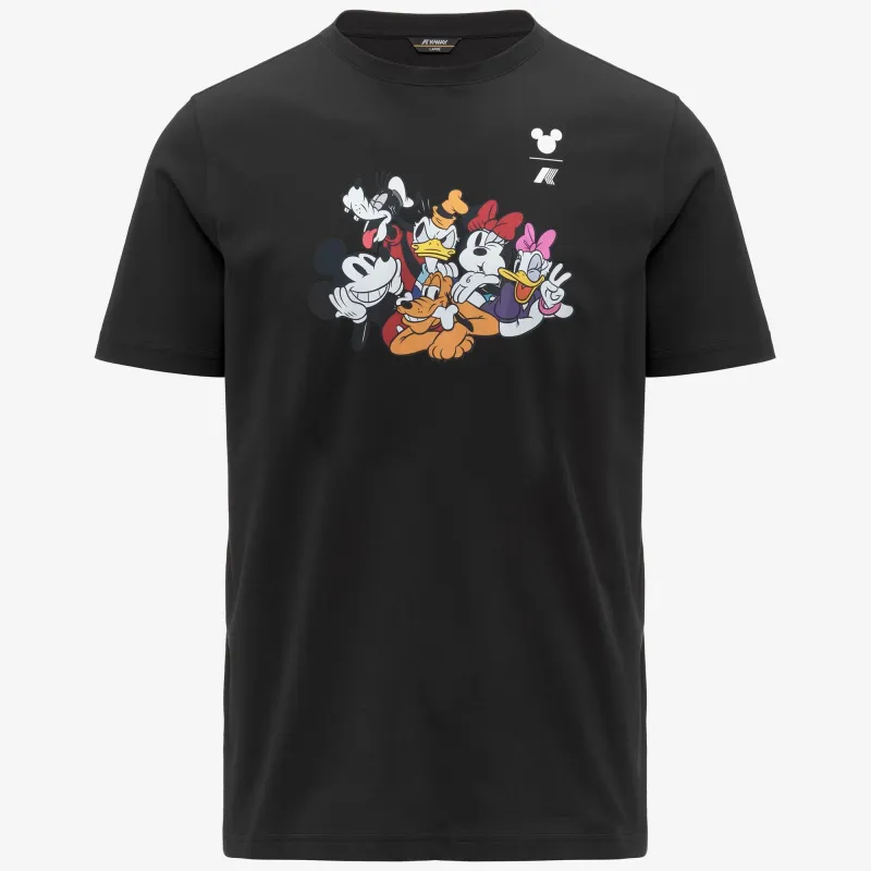 ODOM JERSEY MICKEY AND FRIENDS - T-ShirtsTop - T-Shirt - MAN - Black Pure sold by K-Way