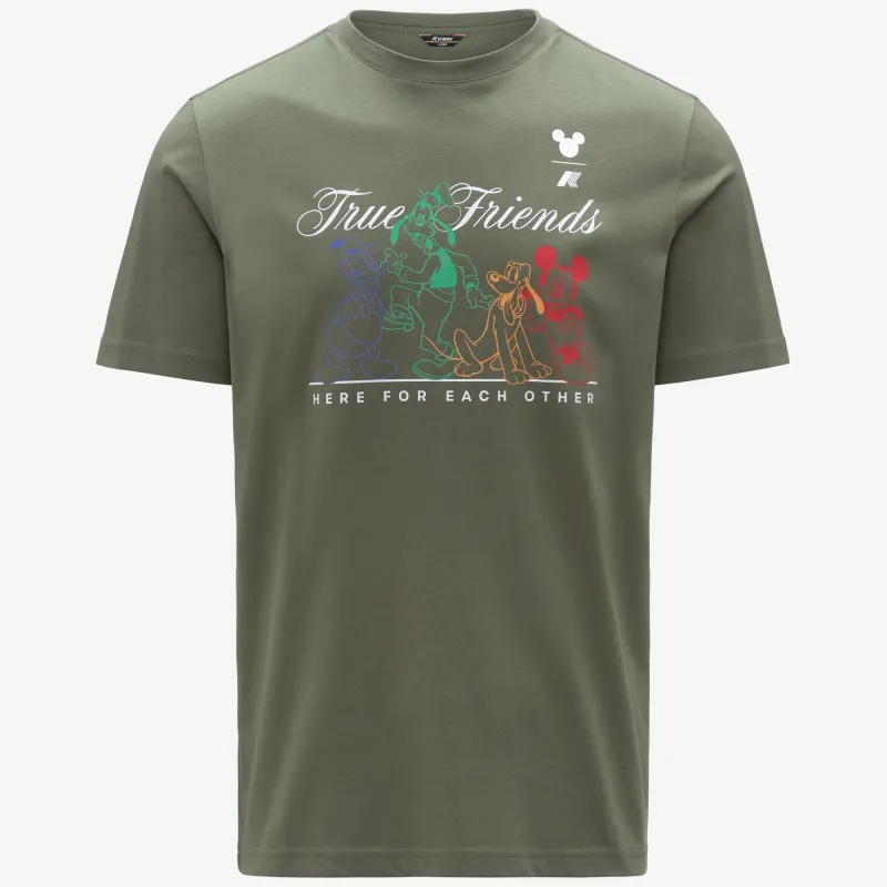 ODOM JERSEY TRUE FRIENDS - T-ShirtsTop - T-Shirt - MAN - Green Lichen sold by K-Way