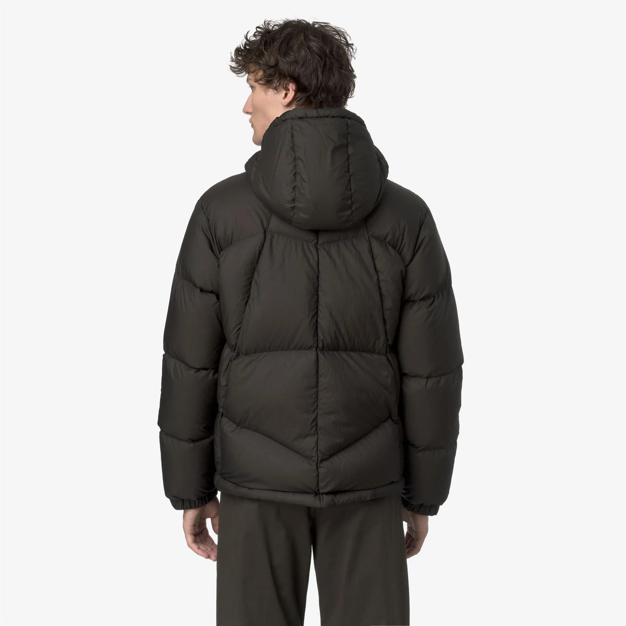 QUILL THERMO LIGHT RIPSTOP - Jackets - Short - Man - Black Olive Combo-Black Olive sold by K-Way product image thumbnail 5