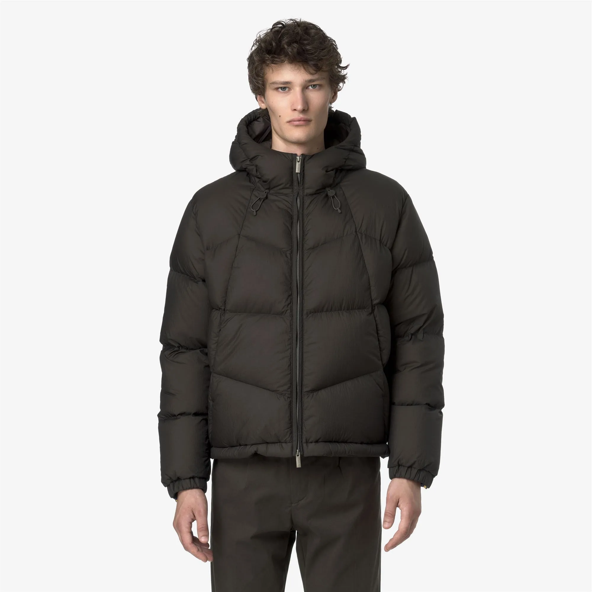 QUILL THERMO LIGHT RIPSTOP - Jackets - Short - Man - Black Olive Combo-Black Olive sold by K-Way product image thumbnail 3