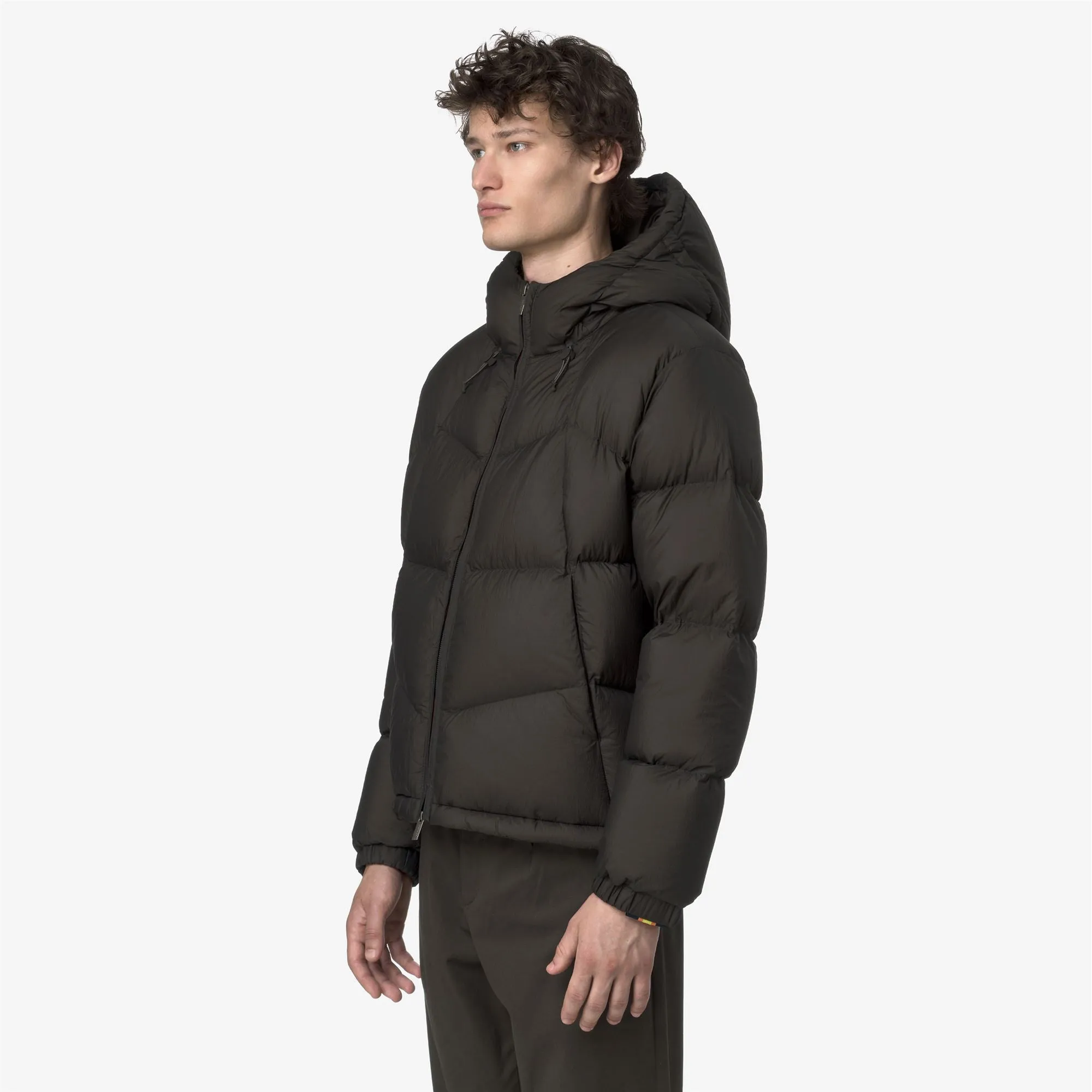 QUILL THERMO LIGHT RIPSTOP - Jackets - Short - Man - Black Olive Combo-Black Olive sold by K-Way product image thumbnail 4