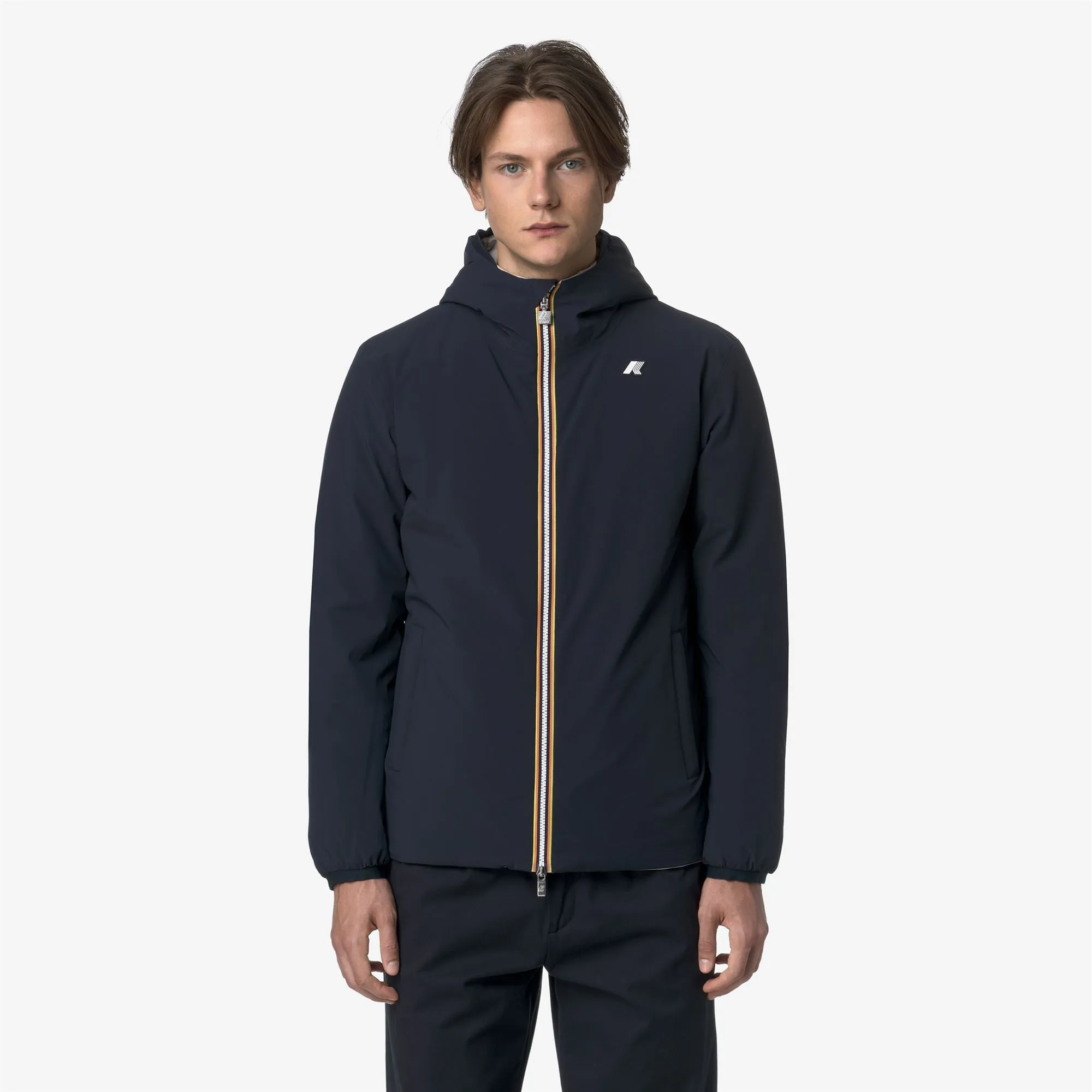 JACK ST WARM DOUBLE - Jackets - Short - Man - Blue Depth-Beige Cashmere sold by K-Way product image thumbnail 4