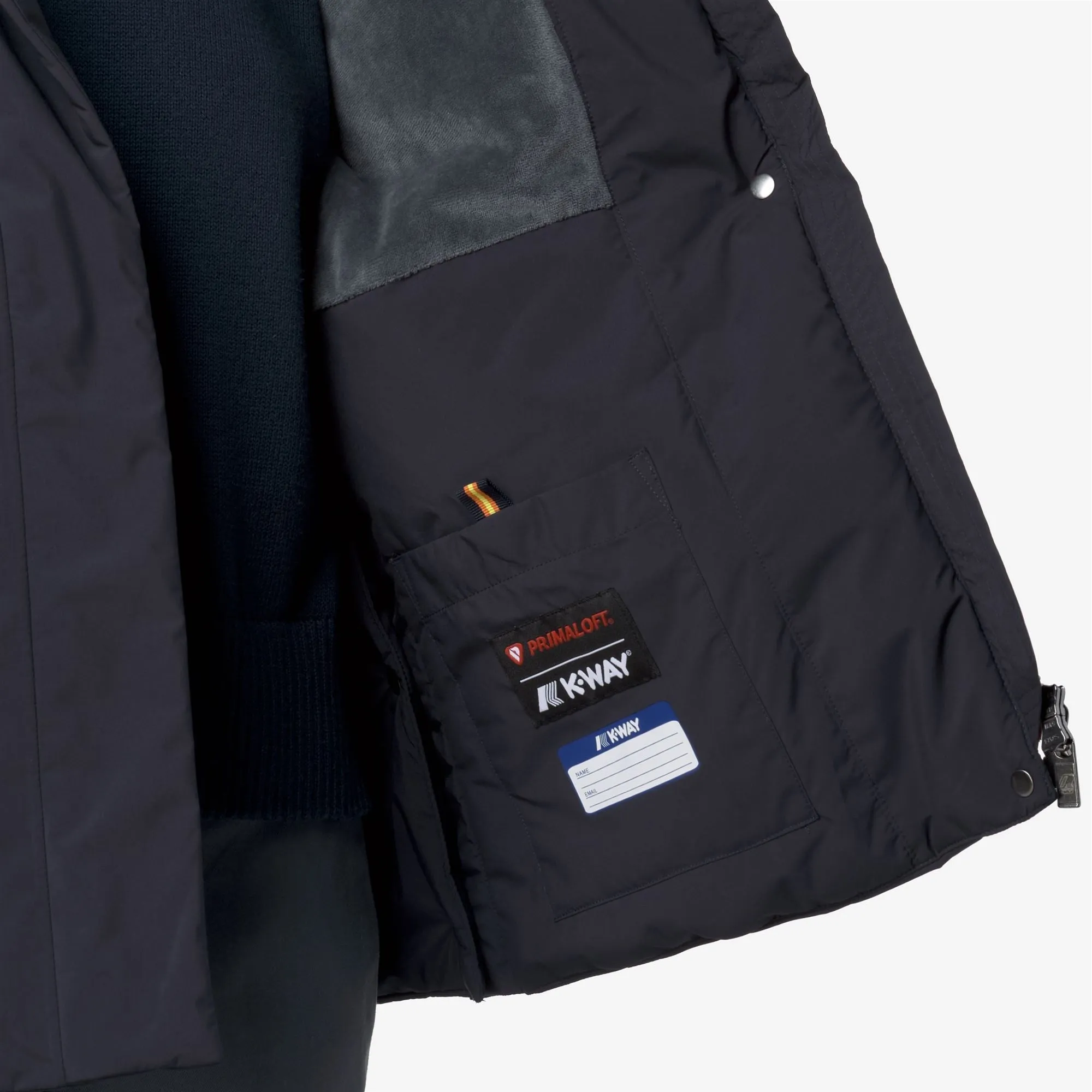 MARLETTE SOFT TOUCH MARMOTTA - Jackets - Short - Woman - Blue D-Blue A sold by K-Way product image thumbnail 3