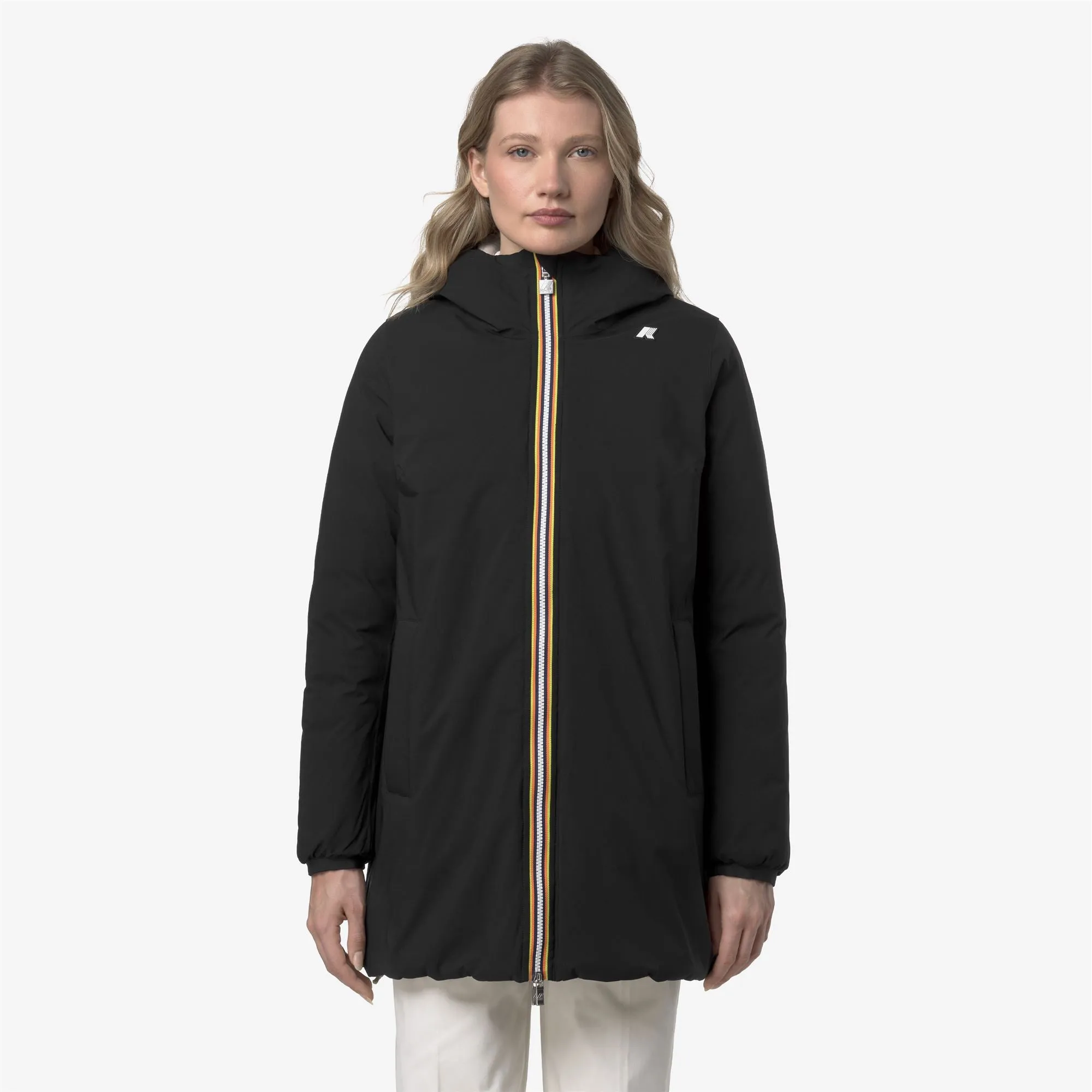 SOPHIE ST THERMO DOUBLE - Jackets - Mid - Woman - Black Pure-Beige Cashmere sold by K-Way product image thumbnail 4