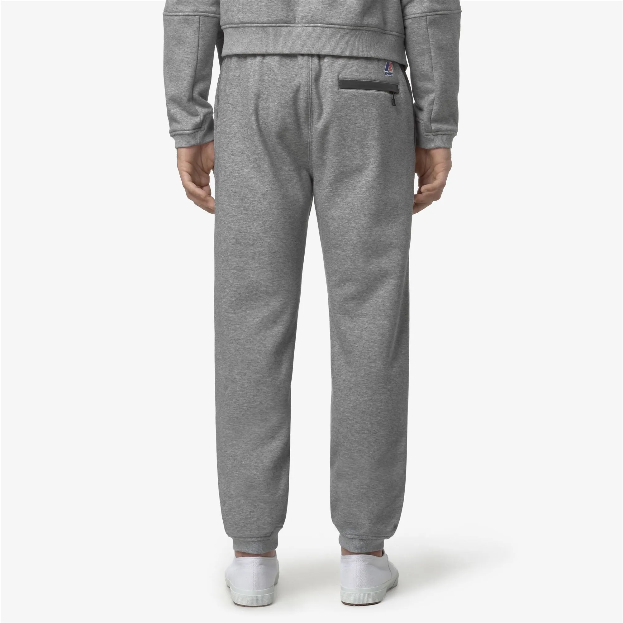 PHILBERT BRUSHED PC - Pants - Sport Trousers - Unisex - Grey Melange Mid sold by K-Way product image thumbnail 5